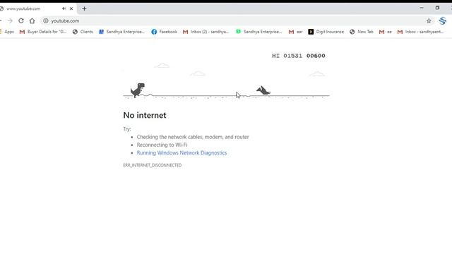 T-Rex Run! - Chrome Dinosaur Game | Playing Till Beating my own Score ! смотреть онлайн