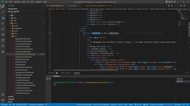 Show data and limit on page Question HR Laravel 9 | System Management смотреть онлайн
