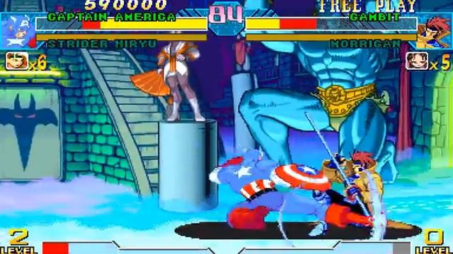 Arcade Longplay [772] Marvel vs Capcom смотреть онлайн