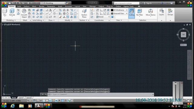 Auto CAD Tutorial : 3D interface & Extrude смотреть онлайн