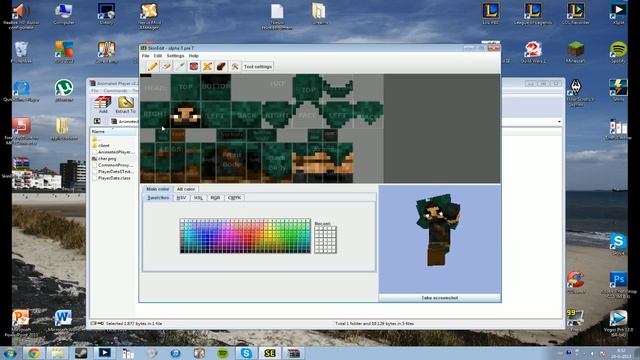 Minecraft | Animated Player Mod. Change skin [Outdated after 1.6] смотреть онлайн