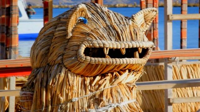 PERU - UROS - FLOATING ISLAND ON LAKE TITICACA (FULL HD) смотреть онлайн
