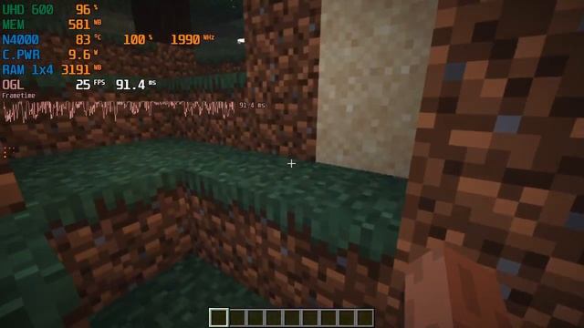 Minecraft | Celeron N4000 + Intel UHD 600