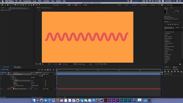 Зиг-заг анимация After Effect | AE-Тутор #1 смотреть онлайн