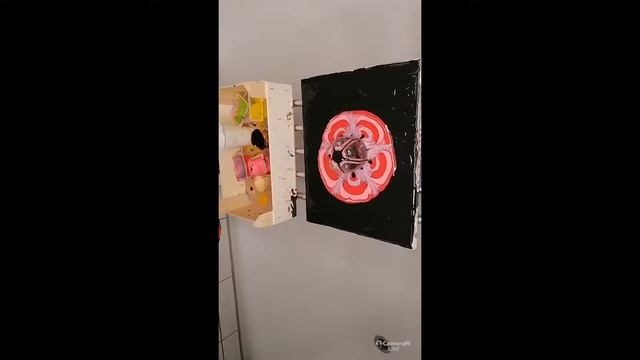 как нарисовать цветы маки жидким акрилом. смотреть онлайн