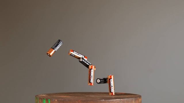 Battery Bounce test in Slow Motion - Why Do They Bounce when they are Dead? смотреть онлайн