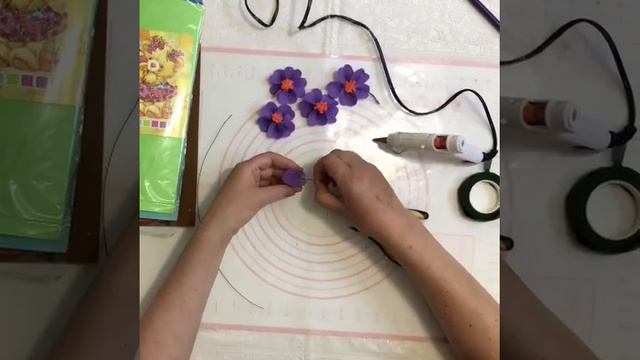 Цветок из фетра смотреть онлайн