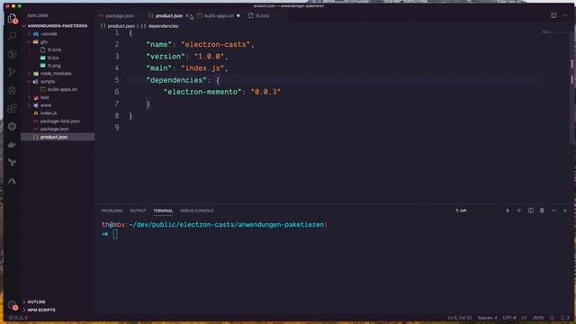Electron: Anwendung paketieren mit dem electron-packager смотреть онлайн