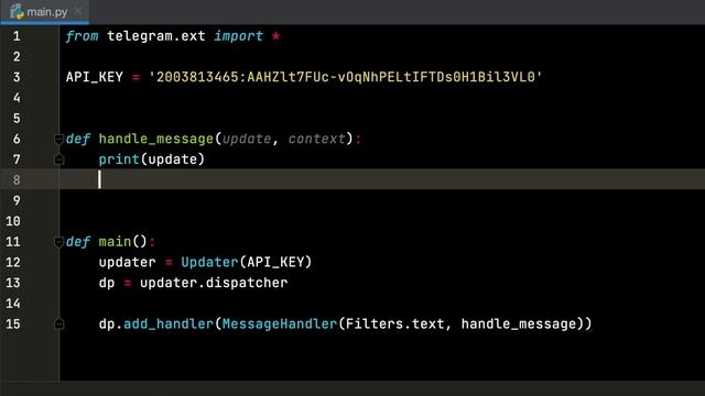 Python ? Telegram Bot: Empfangen und Beantworten von Nachrichten | Tutorial für Anfänger смотреть онлайн