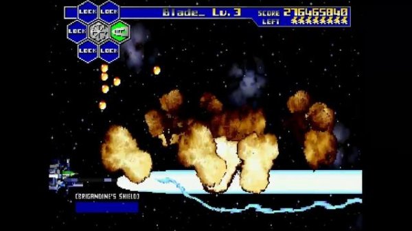 Thunder Force V 5 HD (Progressive) Sega Saturn Full Run Good Ending