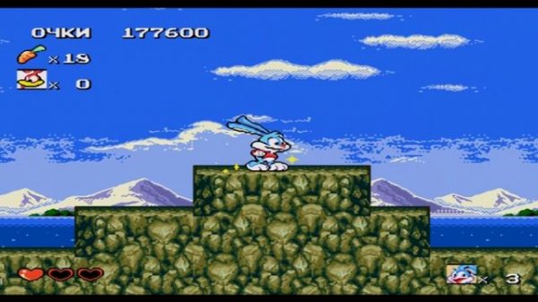 Tiny Toon Adventures: Buster’s Hidden Treasure полное прохождение SEGA