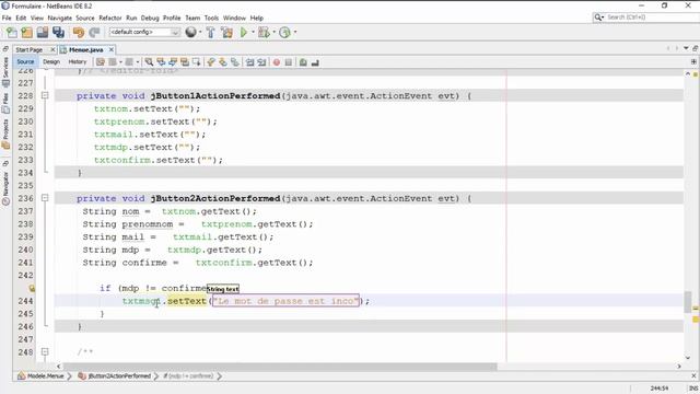 TUTO JAVA : comment coder un Formulaire d'inscription avec Netbeans + création du setup смотреть онлайн