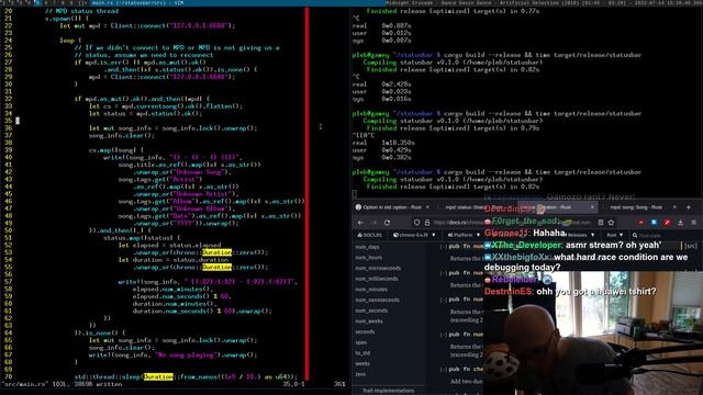 Writing a DWM status bar смотреть онлайн