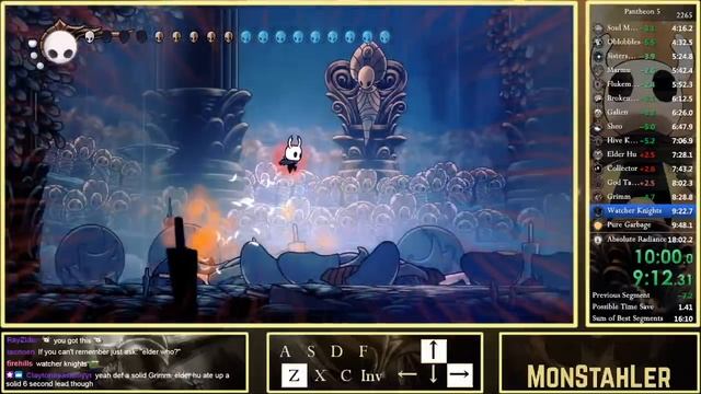 Hollow Knight Speedrun - Pantheon of Hallownest in 17:45 смотреть онлайн
