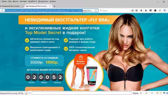 Копируем лендинг программой ScrapBook смотреть онлайн