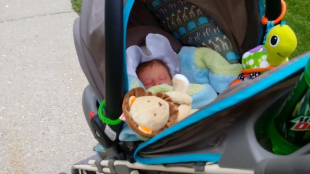 Reborn Baby Jacob Out for a Walk with Mommy and older Sister! смотреть онлайн