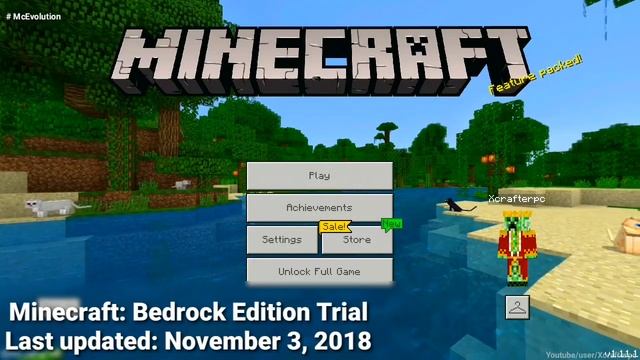 Evolution of Minecraft PE DEMOS [2012-2018] (Pocket Edition) смотреть онлайн