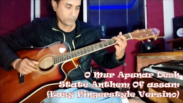 O Mur Apunar Desh / Guitar Instrumental / Easy Fingerstyle Version смотреть онлайн