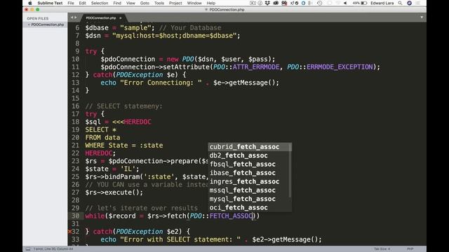 How To Use PHP PDO with MySQL and MariaDB смотреть онлайн
