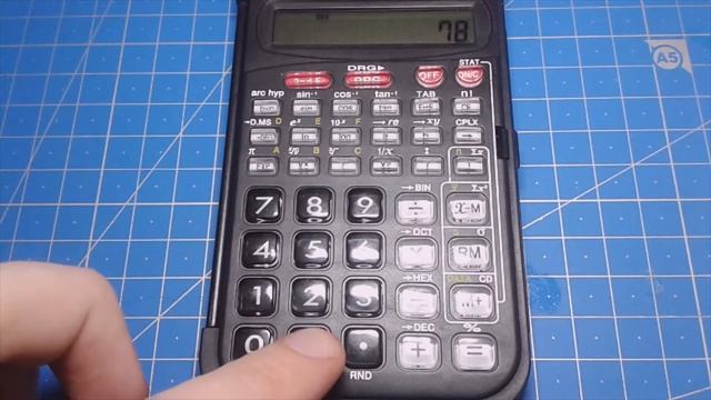Ввод отрицательного числа на калькуляторе Kenko KK-107A смотреть онлайн