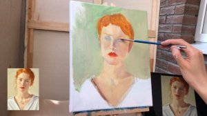 Как написать портрет масляными красками?