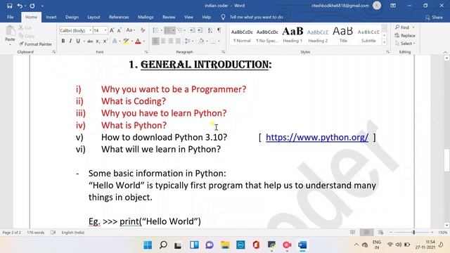 Foundation of Python Programming(new python course) 1.General Instructions #python #machinelearnin смотреть онлайн