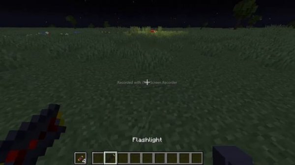 как зарижать фонарик с мода Simple Flashlight Port