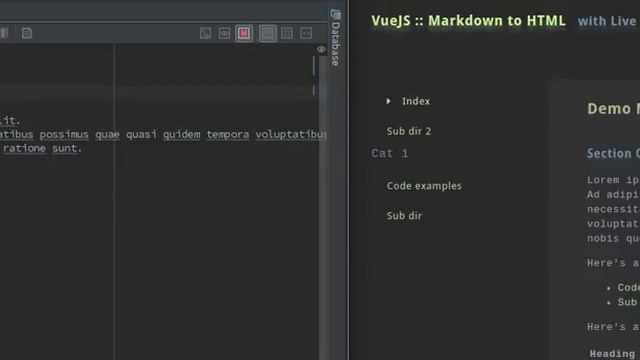 Markdown live reload demo смотреть онлайн