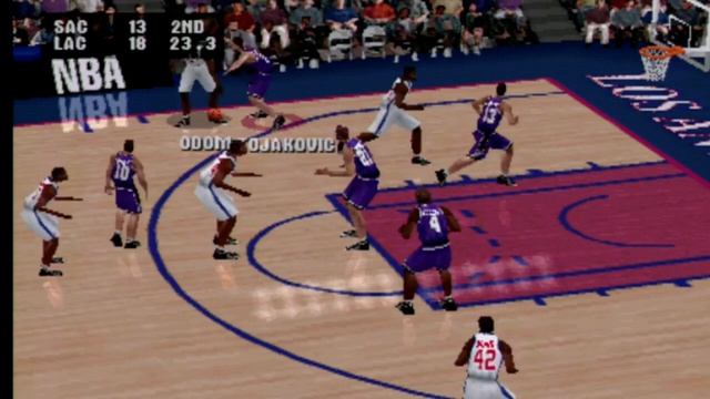NBA Live 2002 -- Gameplay (PS1) смотреть онлайн