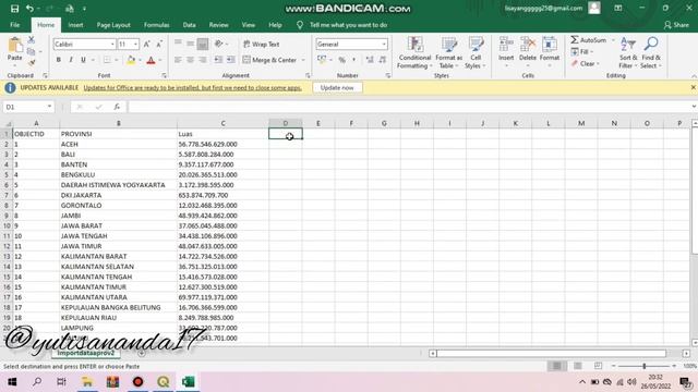 IMPORT DAN EXPORT DATA QGIS DAN EXCEL смотреть онлайн