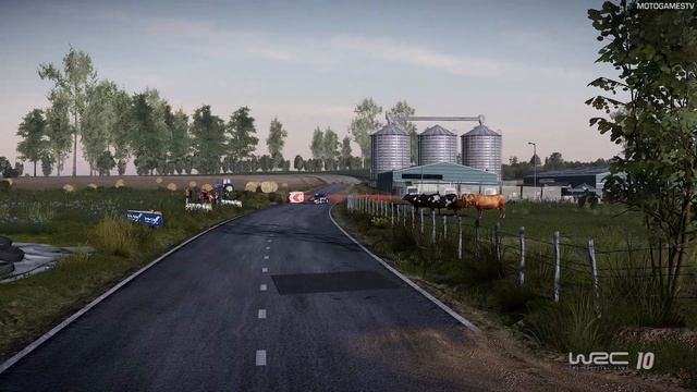 WRC 10 - Ford Fiesta WRC 2017 at Rally Belgium | Thrustmaster TS-XW Gameplay смотреть онлайн