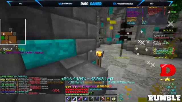 Hypixel Skyblock New Garden Update explore and some F5 | Minecraft java | Hindi India смотреть онлайн