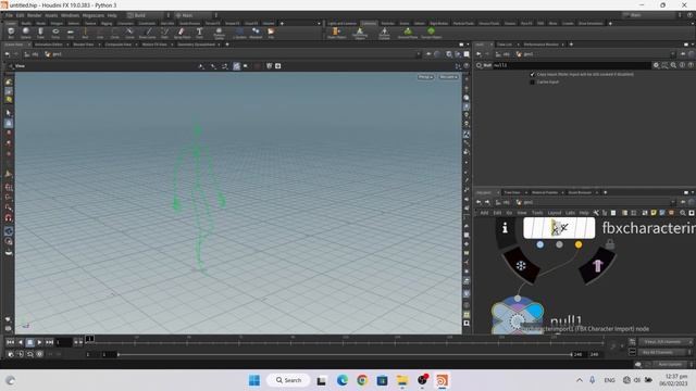 How to import mixamo character with animation in houdini 19 | houdini tutorial for beginner смотреть онлайн