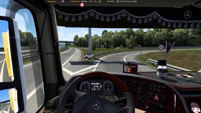 ETS 2 1.41●Mercedes-Benz Actros MP3●Dusseldorf-Dortmund,Germany●New Update смотреть онлайн