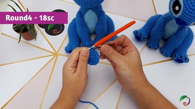 Stitch | Tutorial Amigurumi | Parte #2 - EN & pt-BR смотреть онлайн