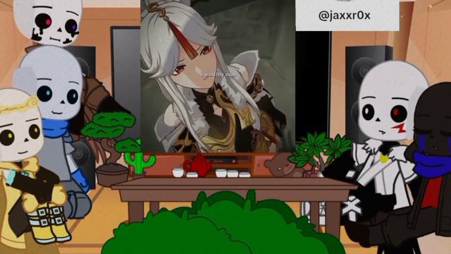 Реакция сансов из разных ау на GENSHIN IMPACT смотреть онлайн