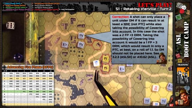 Advanced Squad Leader Tutorial # 19 - Lets Play! Retaking Vierville, Turn 2 смотреть онлайн