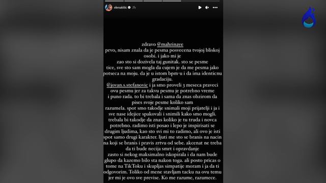 Elena Kitić optužila Mahrinu da joj je UKRALA PESMU I SPOT: Novi estradni rat смотреть онлайн