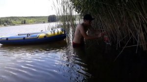 Ловля рыбы на огромную вершу. Что я поймал! Ловушка на рыбу!!!