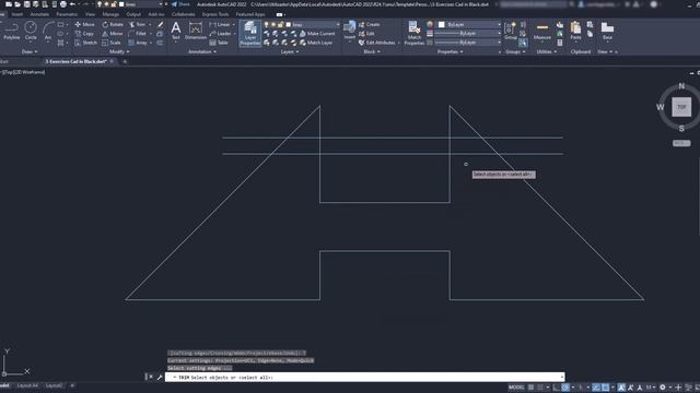 Autocad - TRIM and Extend (New Update in Autocad 2021) смотреть онлайн