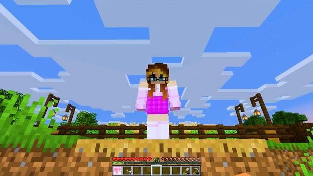 Adopted by BARBIE in Minecraft! смотреть онлайн