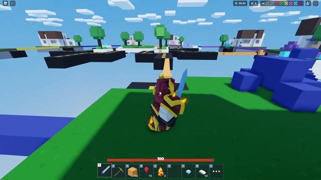 Bed Wars WARRIOR KIT (Roblox) смотреть онлайн