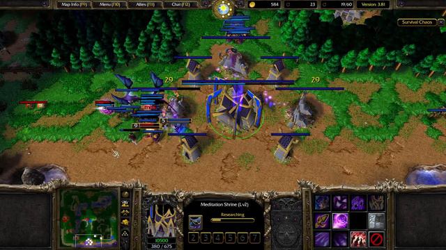 Warcraft 3 Survival Chaos 3 81 Mind games смотреть онлайн