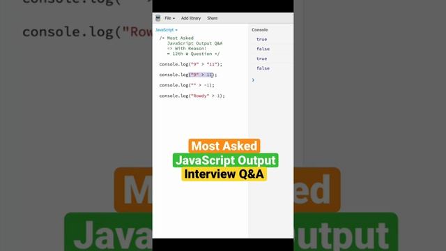 Most important Javascript interview questions #frontend #interview #javascript #react #reactnative смотреть онлайн
