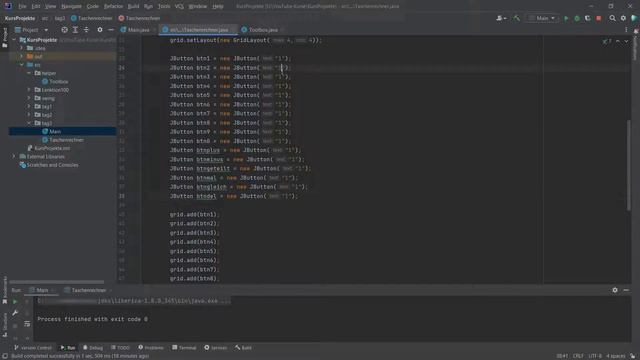 Java Swing Kurs auf deutsch: Taschenrechner (2/3) [Gridlayout] - Teil 6 смотреть онлайн