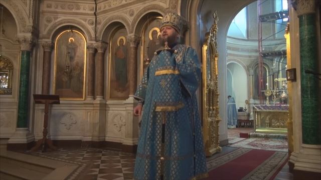 Проповедь архиеп. Евлогия в праздник Похвалы Пресвятой Богородицы 01.04.2017 смотреть онлайн