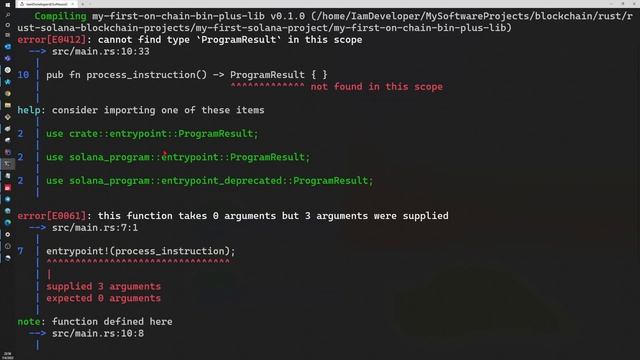 Blockchain Programmer-Part 6: Solana Rust On-Chain Program-Initial Build смотреть онлайн