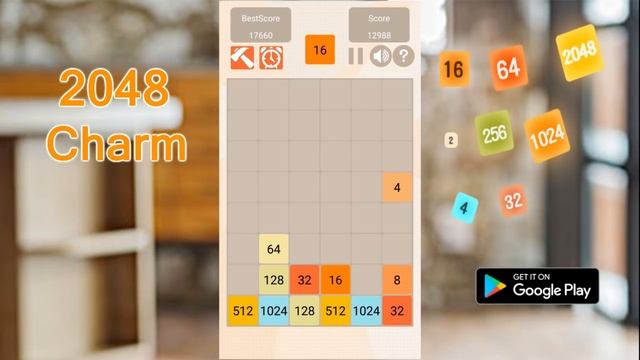 2048 Charm: Classic & New 2048, Number Puzzle Game смотреть онлайн