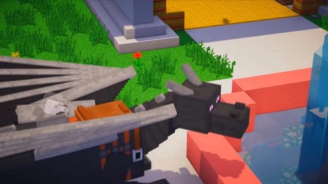 ►Если бы ЭНДЕР ДРАКОНА МОЖНО БЫЛО ПРИРУЧИТЬ | Майнкрафт Машинима смотреть онлайн