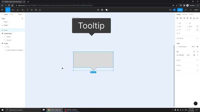 Tooltip auto layout Figma tutorial | Absolute position in Auto layout смотреть онлайн